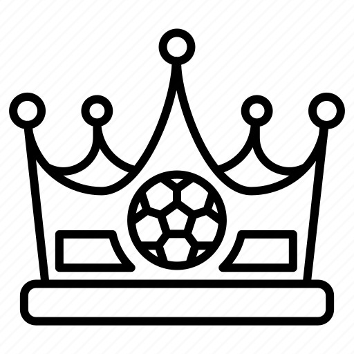 Crown, king, royal, game, ball icon - Download on Iconfinder