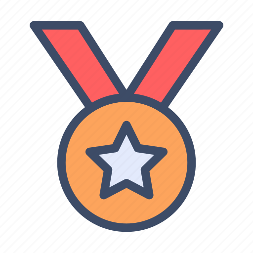 Medal, badge, star, award, sport icon - Download on Iconfinder