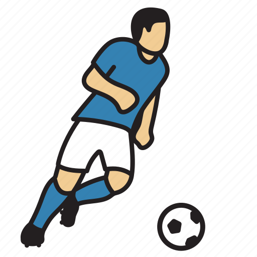 Football, soccer, ball, sport, game, player icon - Download on Iconfinder
