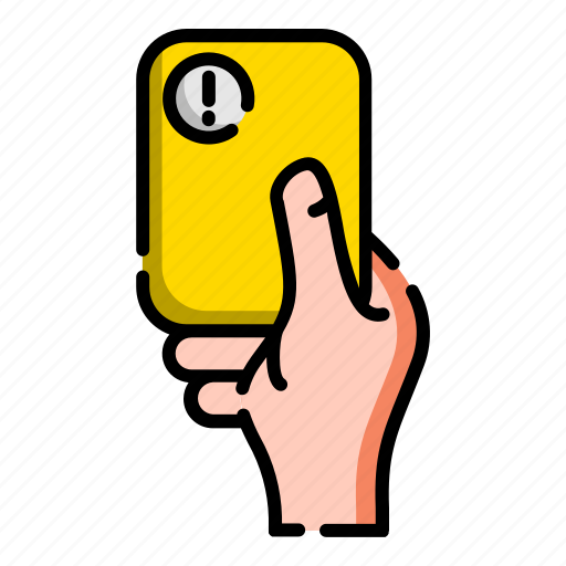 Football, foul, match, referee, soccer, sports, yellow card icon - Download on Iconfinder