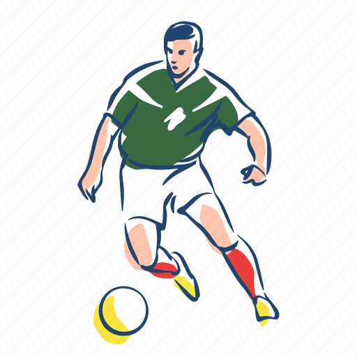 33 Football Player Icon - Icon Logo Design