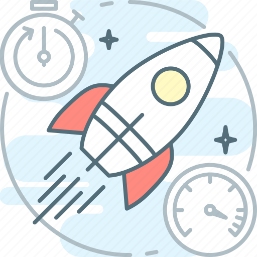 Fast, launch, mvp, rocket, starting, startup, stopwatch icon - Download on Iconfinder
