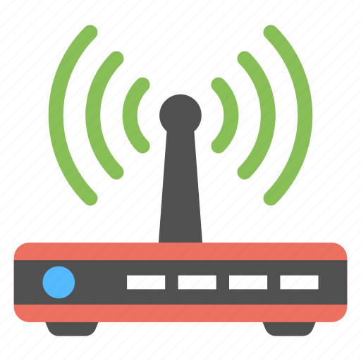 Internet device, modem, network technology, wifi router, wireless connection icon - Download on Iconfinder