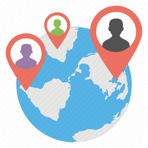 Global locationing, gps, internet network, navigation technology, worldwide connections icon - Download on Iconfinder