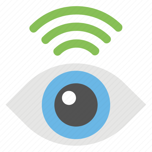 Monitoring, network availability, signals sight, vision, wireless technology icon - Download on Iconfinder