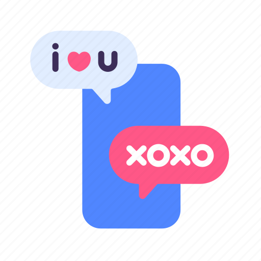 Chat, couple, love, prevention, quarantine, smartphone, social distancing icon - Download on Iconfinder