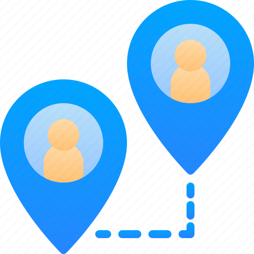Distancing, location, people, physical, placeholder, social icon - Download on Iconfinder