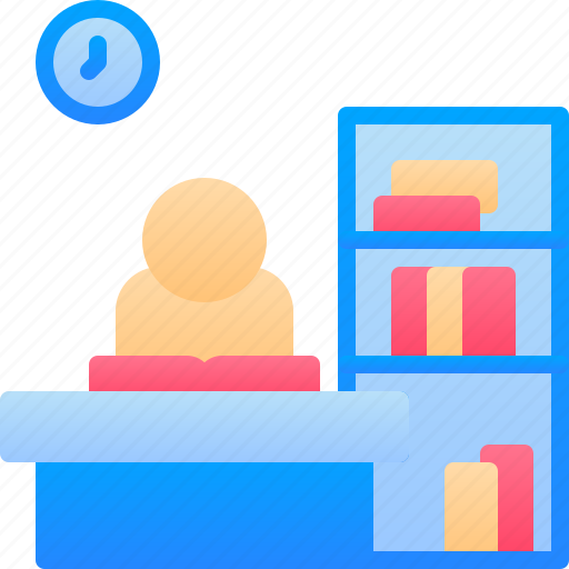 At, book, home, learning, open, reading, study icon - Download on Iconfinder
