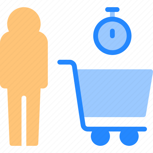 Cart, shop, shopping, timer icon - Download on Iconfinder