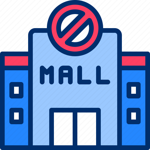 Avoid, building, lockdown, mall, store icon - Download on Iconfinder