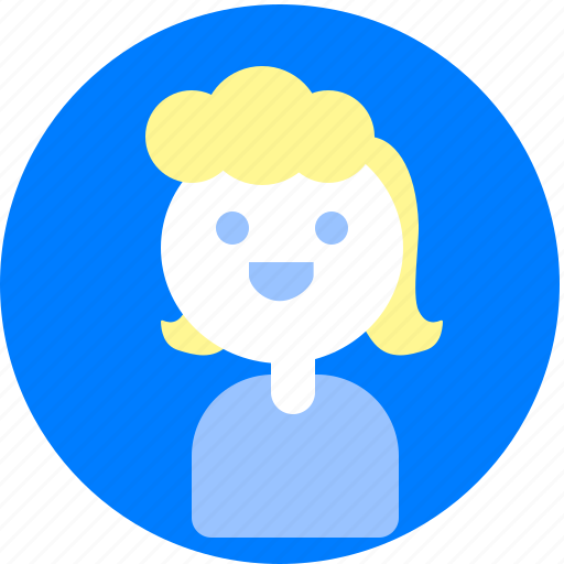 Child, girl, human, people, person, smile, woman icon - Download on Iconfinder