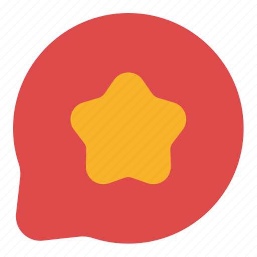Star, chatting, interaction, communication icon - Download on Iconfinder