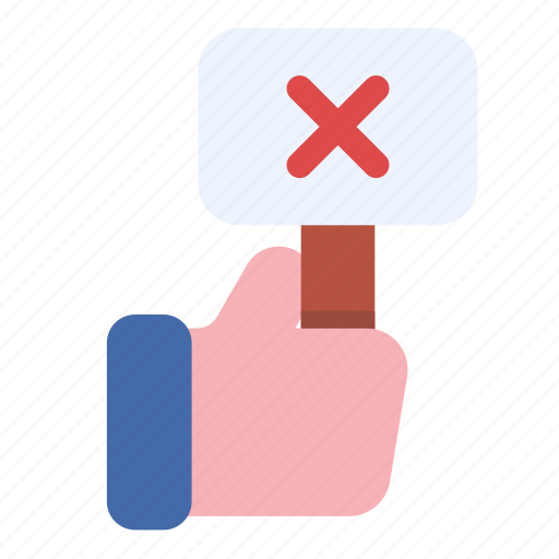 Rejected, by, hand icon - Download on Iconfinder