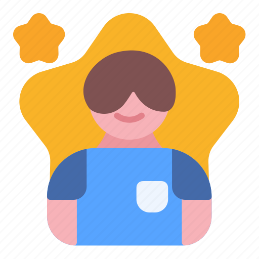 Superstar, avatar, with, teenager icon - Download on Iconfinder