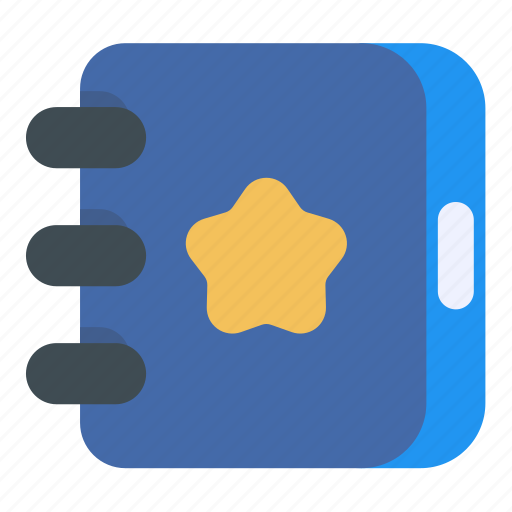 Star, book, contact, interaction icon - Download on Iconfinder