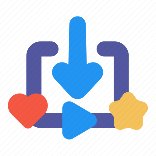 Share, star, love, play, interaction, interface, arrow icon - Download on Iconfinder