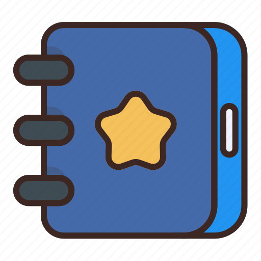 Star, book, contact, interaction icon - Download on Iconfinder