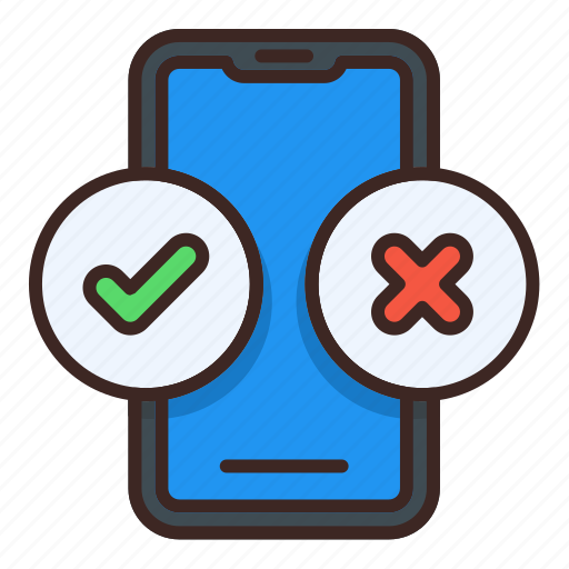 True, or, false, answer, question, phone, faq icon - Download on Iconfinder