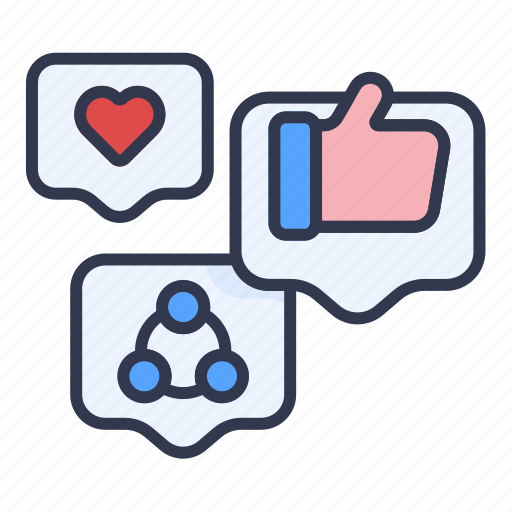 Like, share, love, subscribe icon - Download on Iconfinder