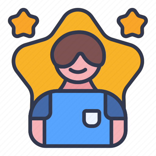 Superstar, avatar, with, teenager icon - Download on Iconfinder