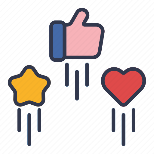 Star, love, and, like, thumbs, up icon - Download on Iconfinder