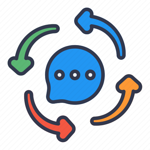 Recycle, chatting, conversation icon - Download on Iconfinder