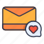 romance, love, letter, email, interaction 
