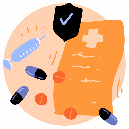Medical, care, healthcare, insurance, medication, medicine, prescription icon - Download on Iconfinder