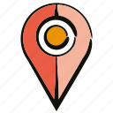 gps, location, map pin, pin, pointer