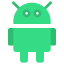 android, logo, media, social 