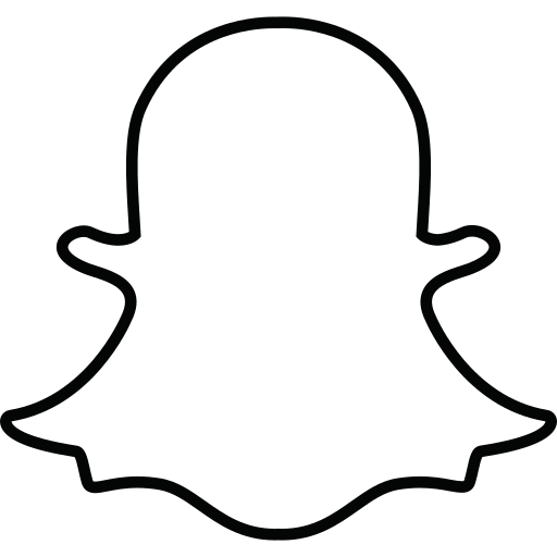 Snapchat Logo Thin Vector SVG Icon - SVG Repo
