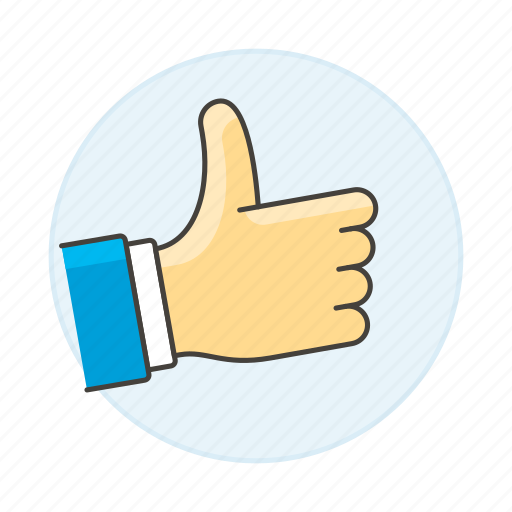 Yes, up, media, like, thumb, agree, hand icon - Download on Iconfinder