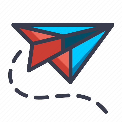Message, paper, plane icon - Download on Iconfinder