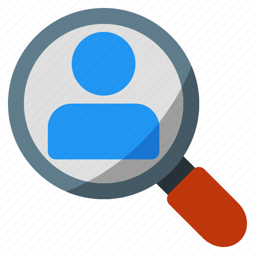 Friend, magnifier, people, search icon - Download on Iconfinder