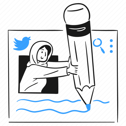 Tweet, something, bird, post, opinion, thought, comment illustration - Download on Iconfinder