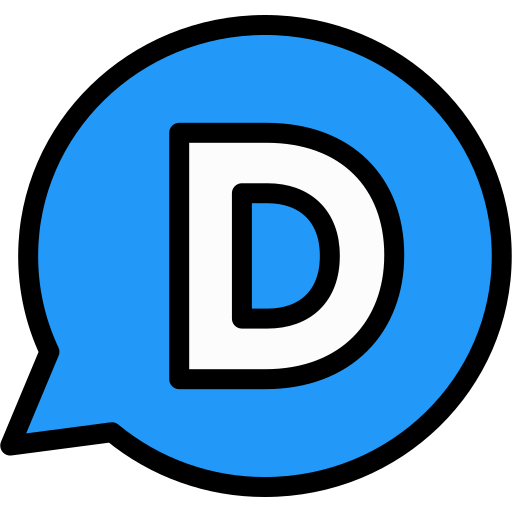 Disqus, communication, message, mobile, mail icon - Free download