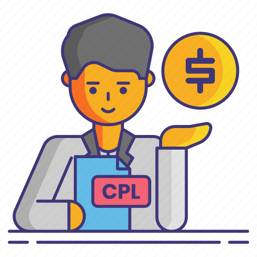 Ceo, cost per click, cpl, marketing icon - Download on Iconfinder