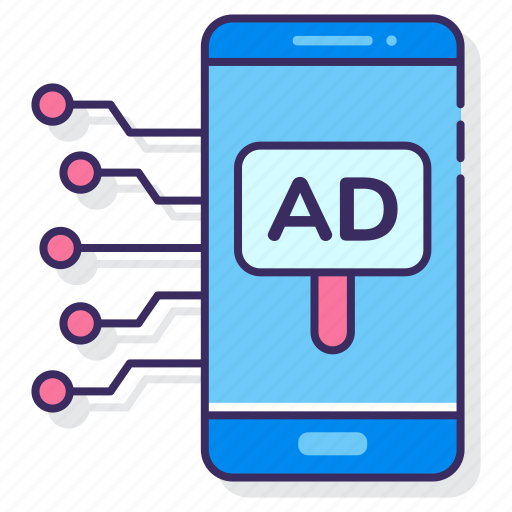 Ad, advertising, mobile, phone, tech icon - Download on Iconfinder