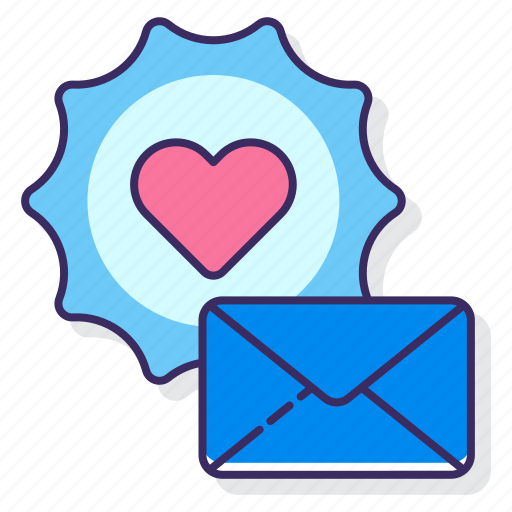 Brand, heart, mail, messaging icon - Download on Iconfinder
