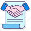 agreement, contract, hand, hands 