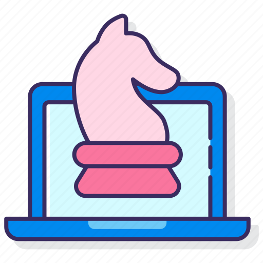 Digital, horse, laptop, strategy icon - Download on Iconfinder