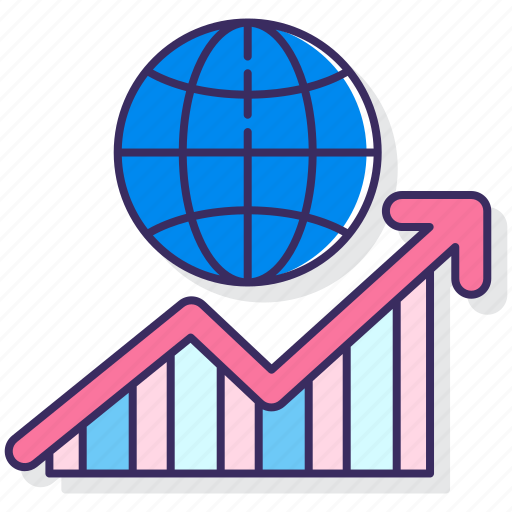 Global, online, statistics, trends, world icon - Download on Iconfinder