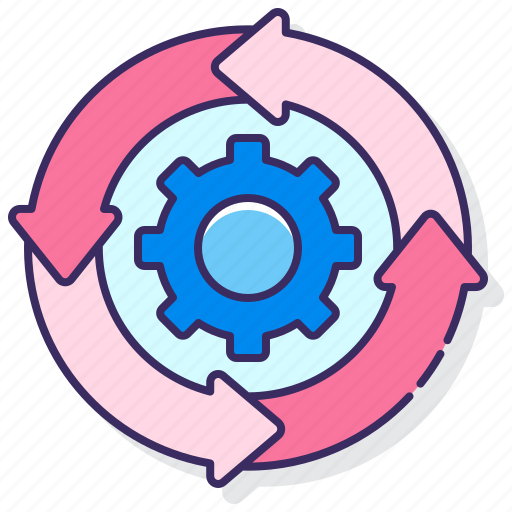 Cycle, gear, process, settings icon - Download on Iconfinder