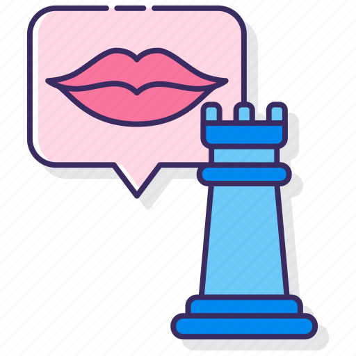 Lips, rook, social, strategy icon - Download on Iconfinder