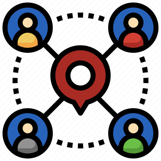 Location, network, placeholder, users icon - Download on Iconfinder