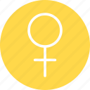 female, female icon, female sign, female symbol 