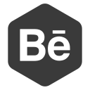 behance, hexagon, media, polygon, social, logo