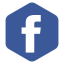 facebook, hexagon, media, polygon, social, logo, network 