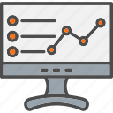 analytics, board, chart, lced, monitor, presentation, report