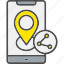 pin, location, share, shared, live, mark, map, marker 